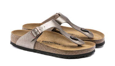 Tenisky a topánky Birkenstock Gizeh BS Graceful Taupe Narrow Fit W Metalická | 1016145, 4
