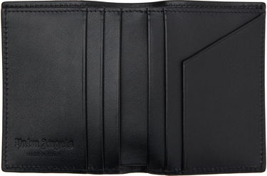 Peňaženka Palm Angels Palm Angels Curved Logo Leather Wallet Čierna | PMNC024S25FAB0011000, 2