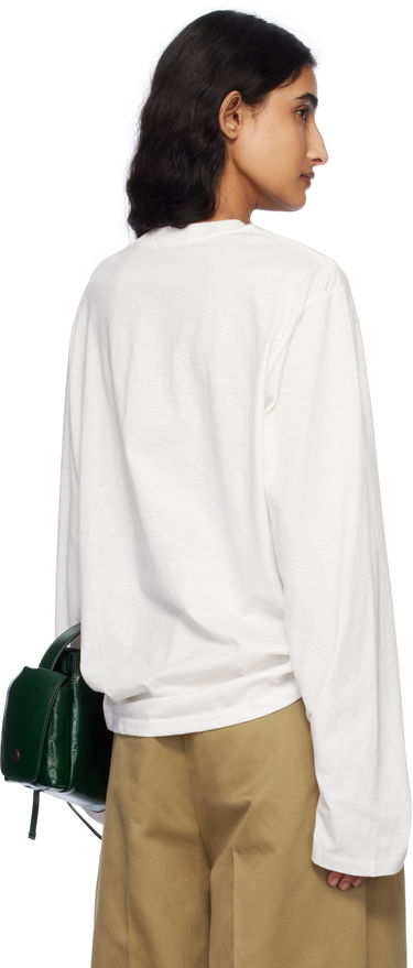 Tričko Acne Studios Acne Studios Long Sleeve 'You Would' T-Shirt Biela | CL0341-, 2
