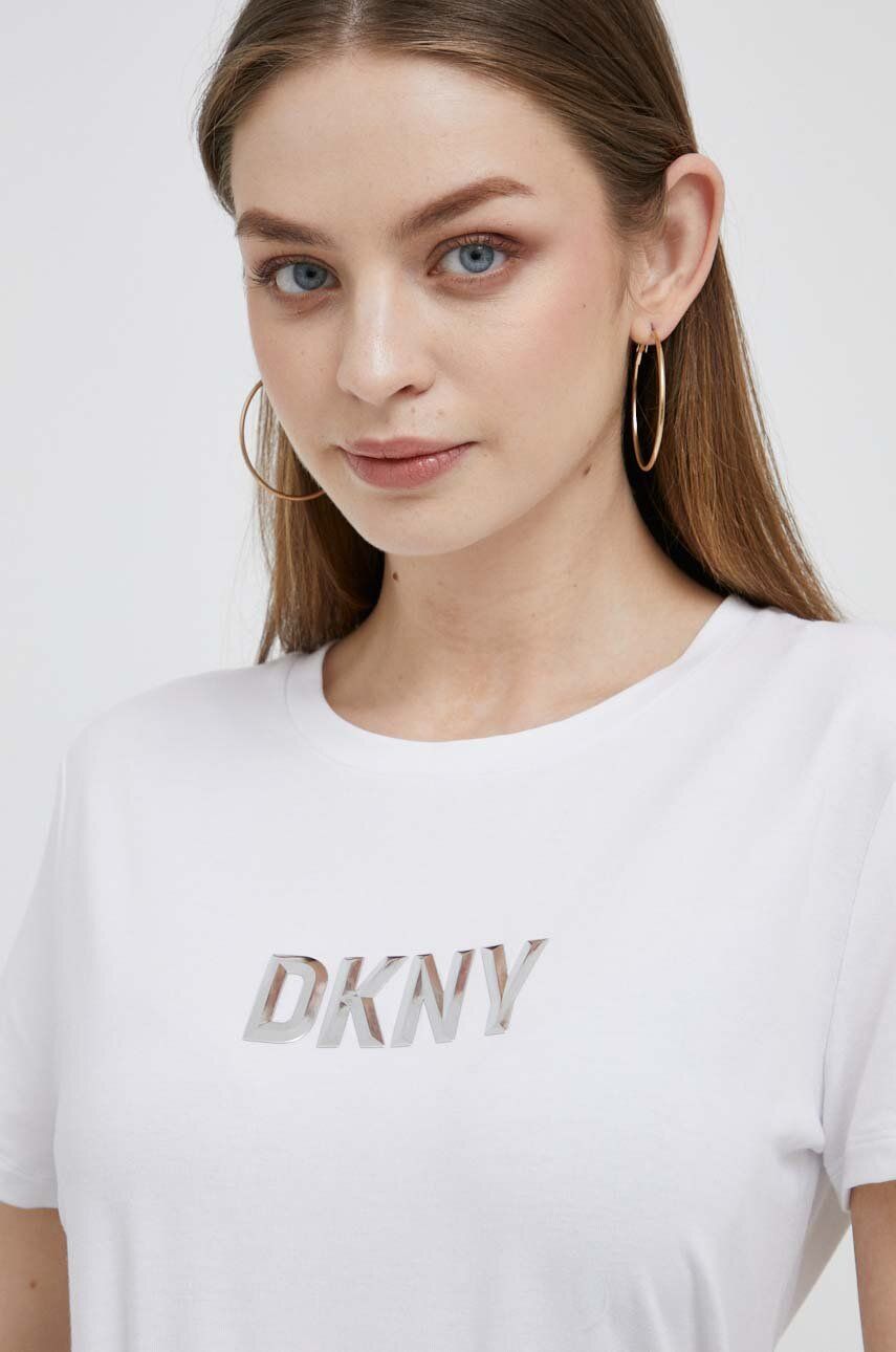 Tričko DKNY Logo Tee Biela | P3DHRDNA, 0