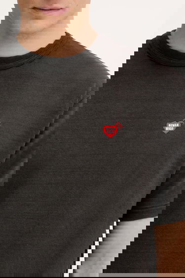 Tričko Human Made Human Made Knitted Graphic T-Shirt Čierna | HM29TE013, 3