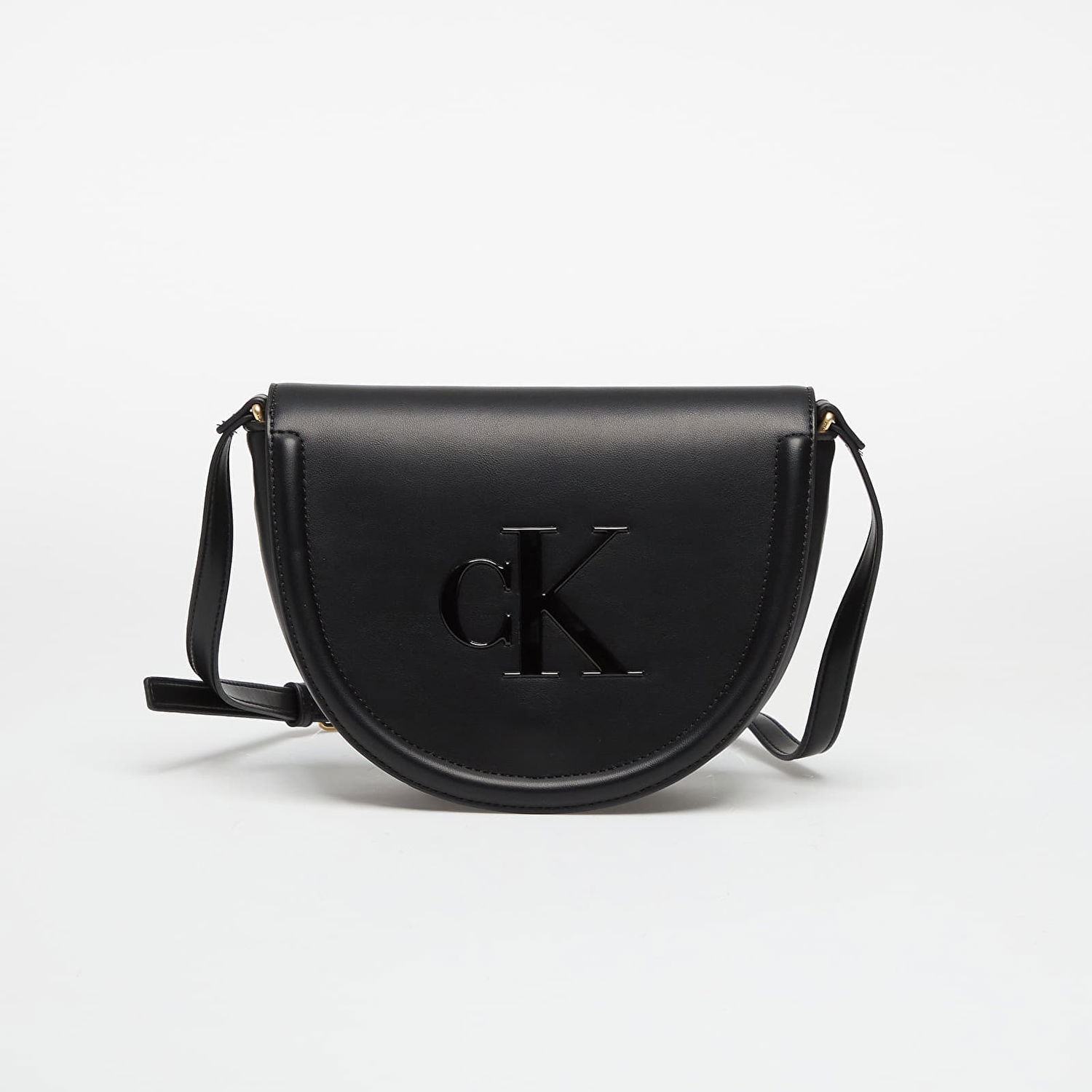 Taška cez rameno CALVIN KLEIN Calvin Klein Bold Saddle Crossbody Bag Čierna | LV04F3221G UB1, 0