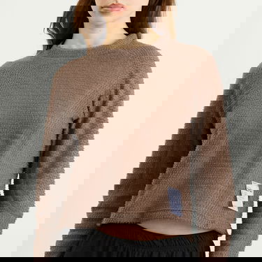 Mikina Satisfy GhostFleece AD Long T-Shirt Hnedá | 21020-FA, 5