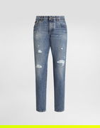 Dolce & Gabbana Regular Fit Distressed Jeans 44