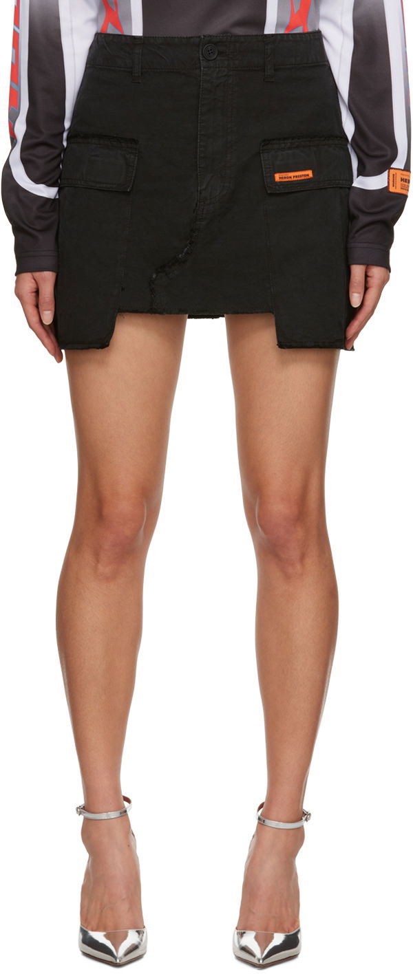 Sukňa HERON PRESTON Faded Miniskirt Čierna | HWCU006F23FAB0011000, 0