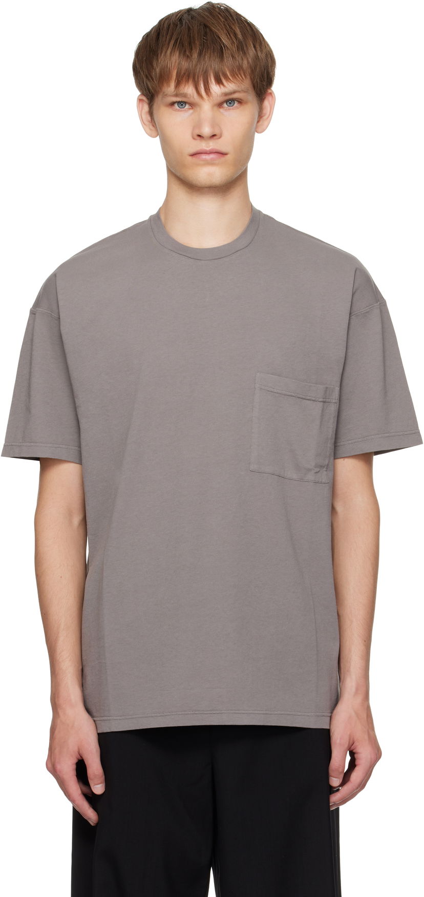 Tričko The Row The Row Niels Pocket T-Shirt Šedá | 1112-K569