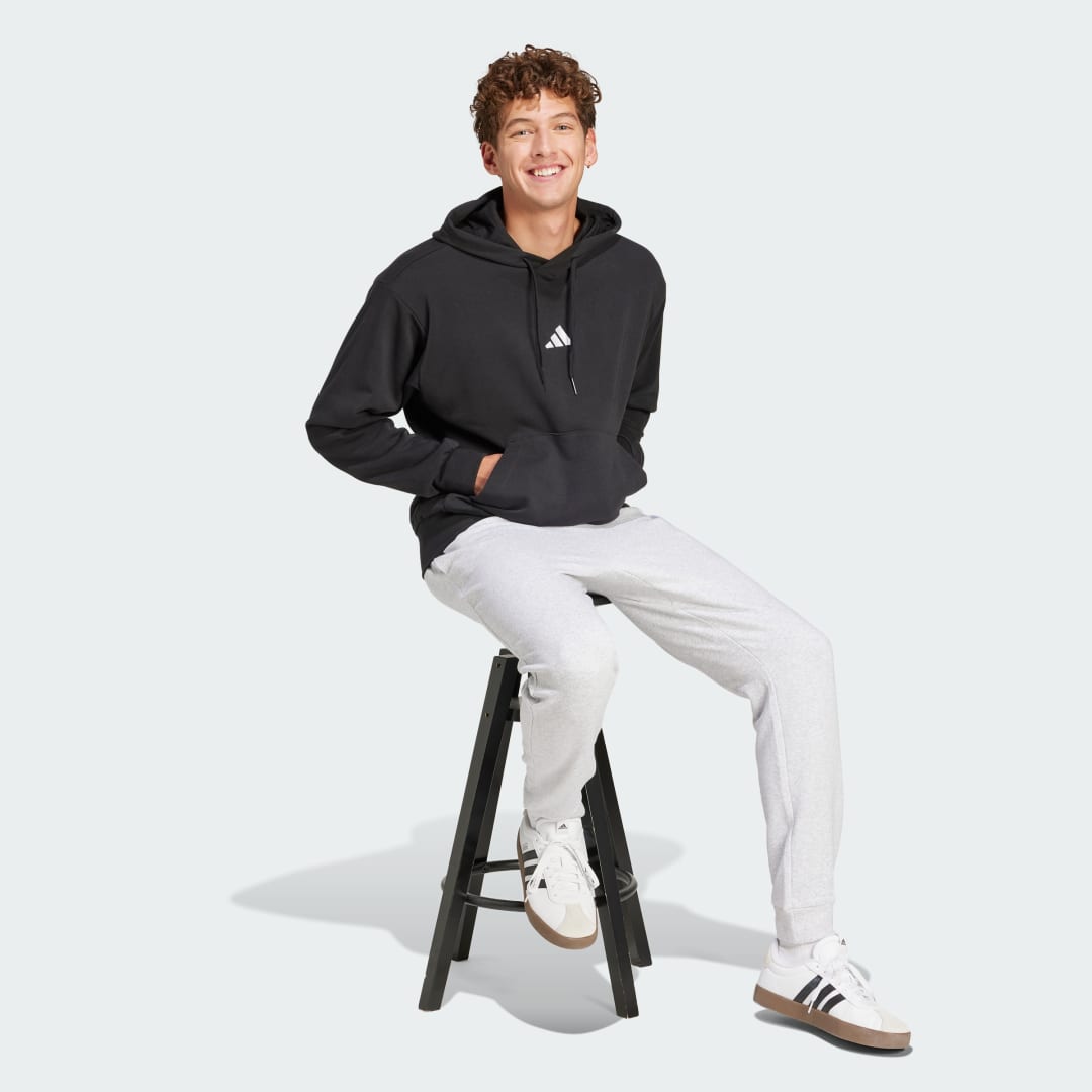 Mikina adidas Performance Essentials Feel Cozy Terry Hoodie Čierna | JE3849, 1