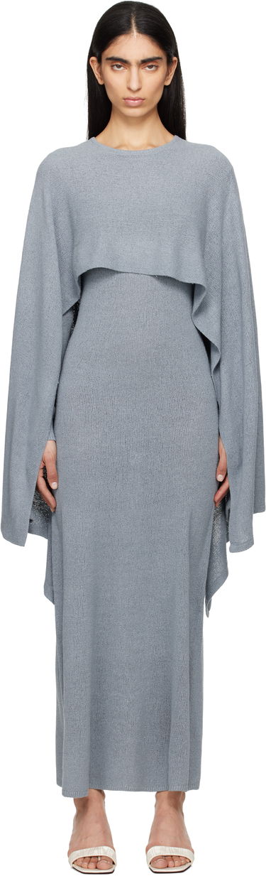 Šaty TOTEME TOTEME Cape Knit Maxi Dress Šedá | 252-WRD0168-YA0156, 0