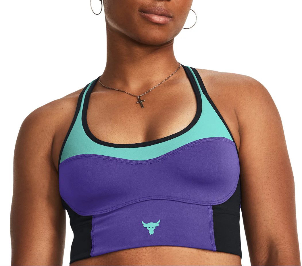 Podprsenka Under Armour Project Rock Lets Go Infinity Color Blocked Sports Bra Rôznofarebný | 1380191-523, 0