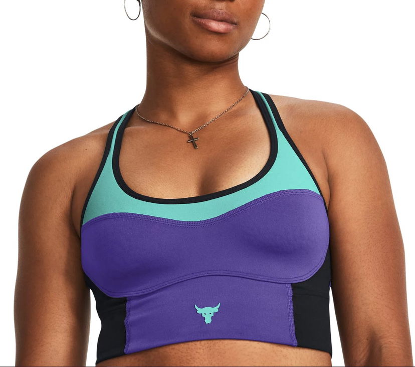 Podprsenka Under Armour Project Rock Lets Go Infinity Color Blocked Sports Bra Rôznofarebný | 1380191-523