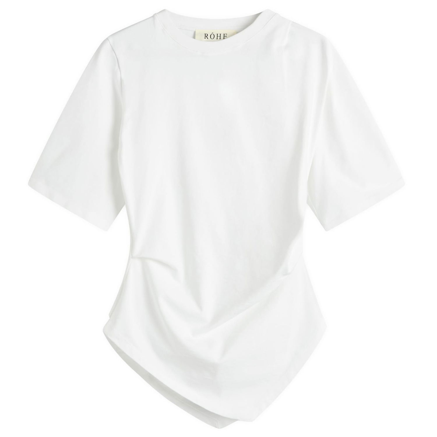 Tričko Róhe Re-Invented Twisted T-Shirt Biela | 416-20-206, 0