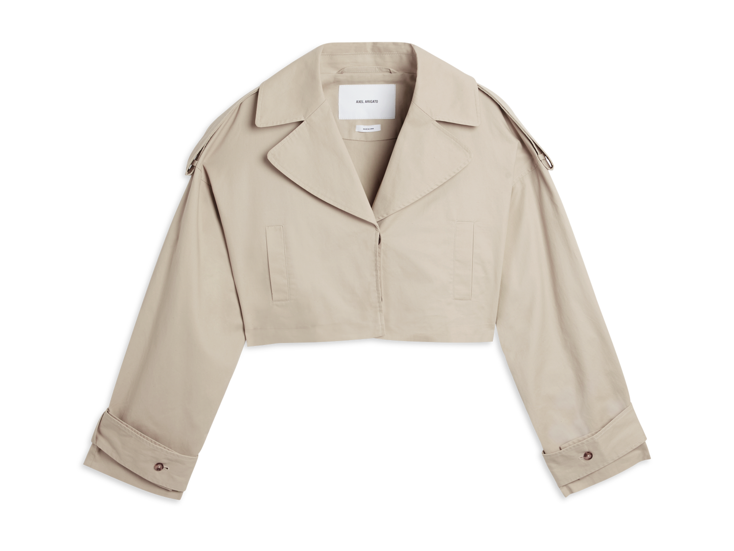 Kabáty AXEL ARIGATO Gaia Cropped Trench Coat Béžová | A2130001, 1