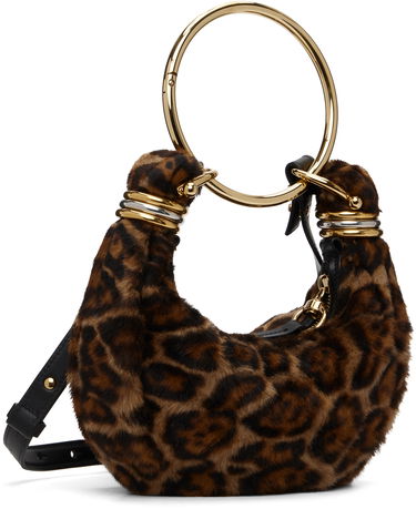 Kabelka CHLOÉ Mini Leopard Print Faux Fur Bracelet Bag Rôznofarebný | CH25WS623Q20, 1