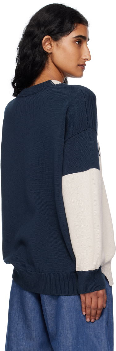 Sveter Max Mara Max Mara Luigi Colorblock Sweater Navy | 2519361043600, 2