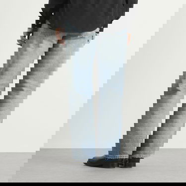 Džínsy Won Hundred Genoa Distressed High-Waist Wide-Leg Jeans Modrá | 3672-15028, 3