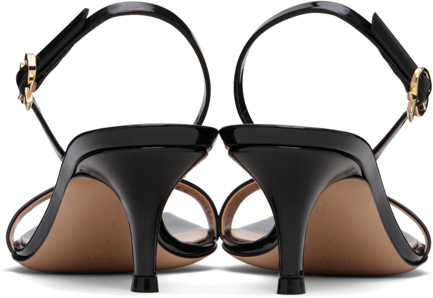Doplnky Gianvito Rossi Gianvito Rossi Ribbon Kitten Heel Sandals Čierna | G32091-55RIC-VER, 1