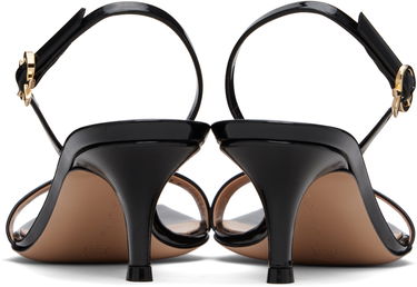Doplnky Gianvito Rossi Gianvito Rossi Ribbon Kitten Heel Sandals Čierna | G32091-55RIC-VER, 1