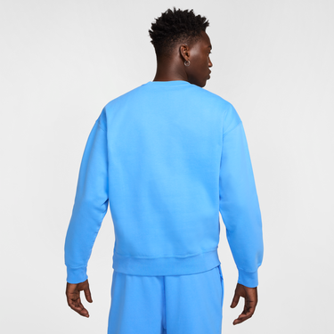Sveter Nike Solo Swoosh Fleece Crewneck Sweatshirt Modrá | DX1361-412, 4