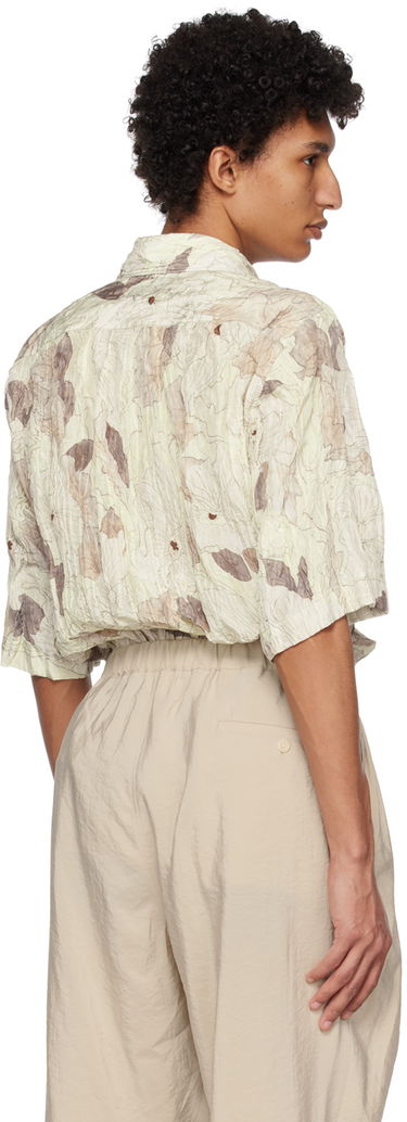 Košeľa LEMAIRE Lemaire Floral Print Short Sleeve Shirt Žltá | SH1023 LF1055, 2