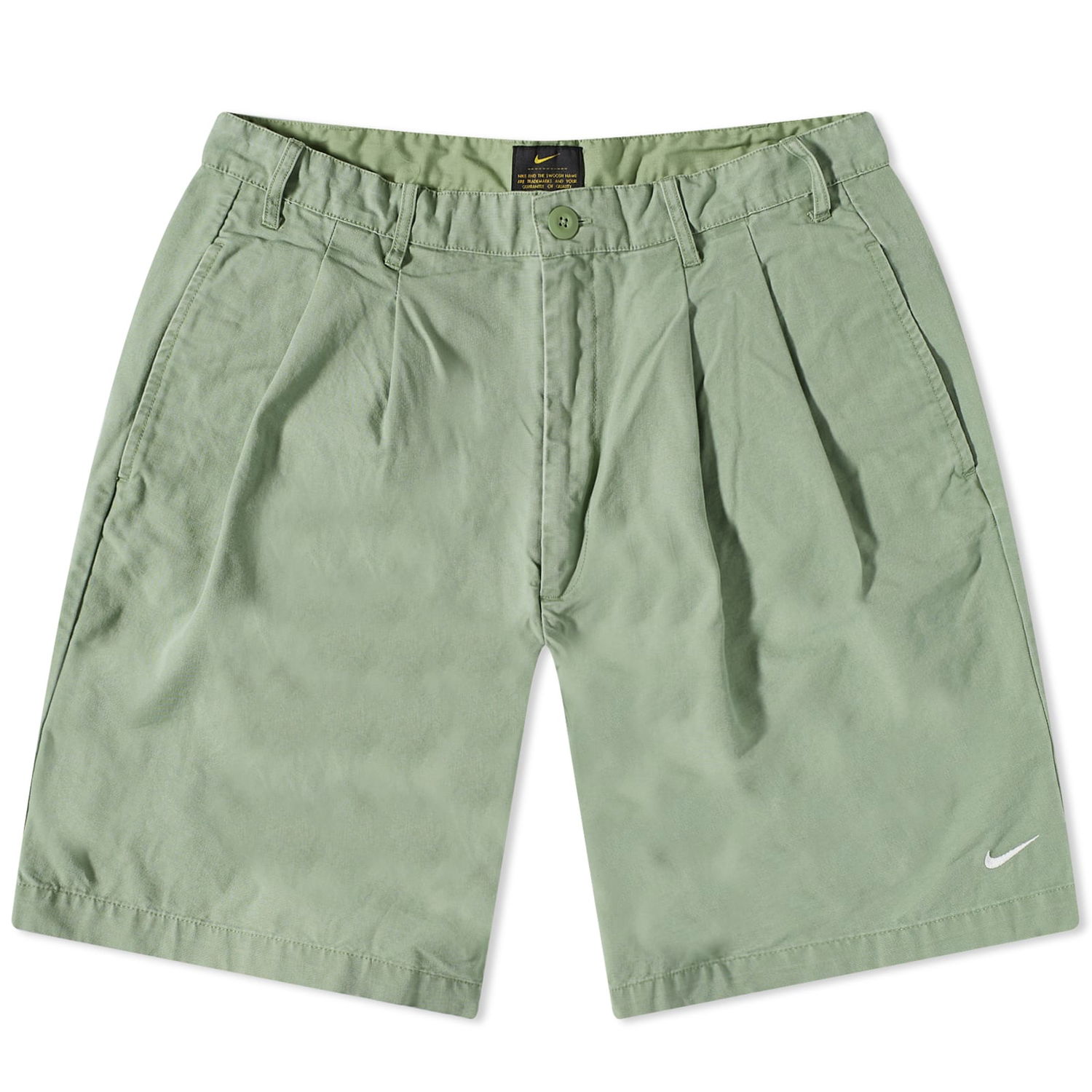 Šortky Nike Life Pleated Chino Short Zelené | DX0643-386, 0