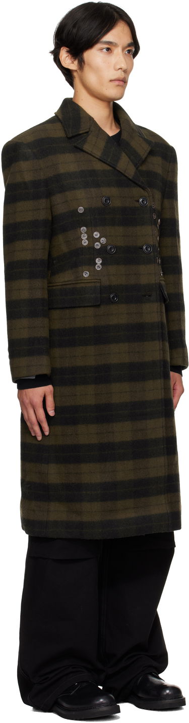 Kabáty Andersson Bell Andersson Bell Lacie Check Button Coat Zelené | awa726w, 1