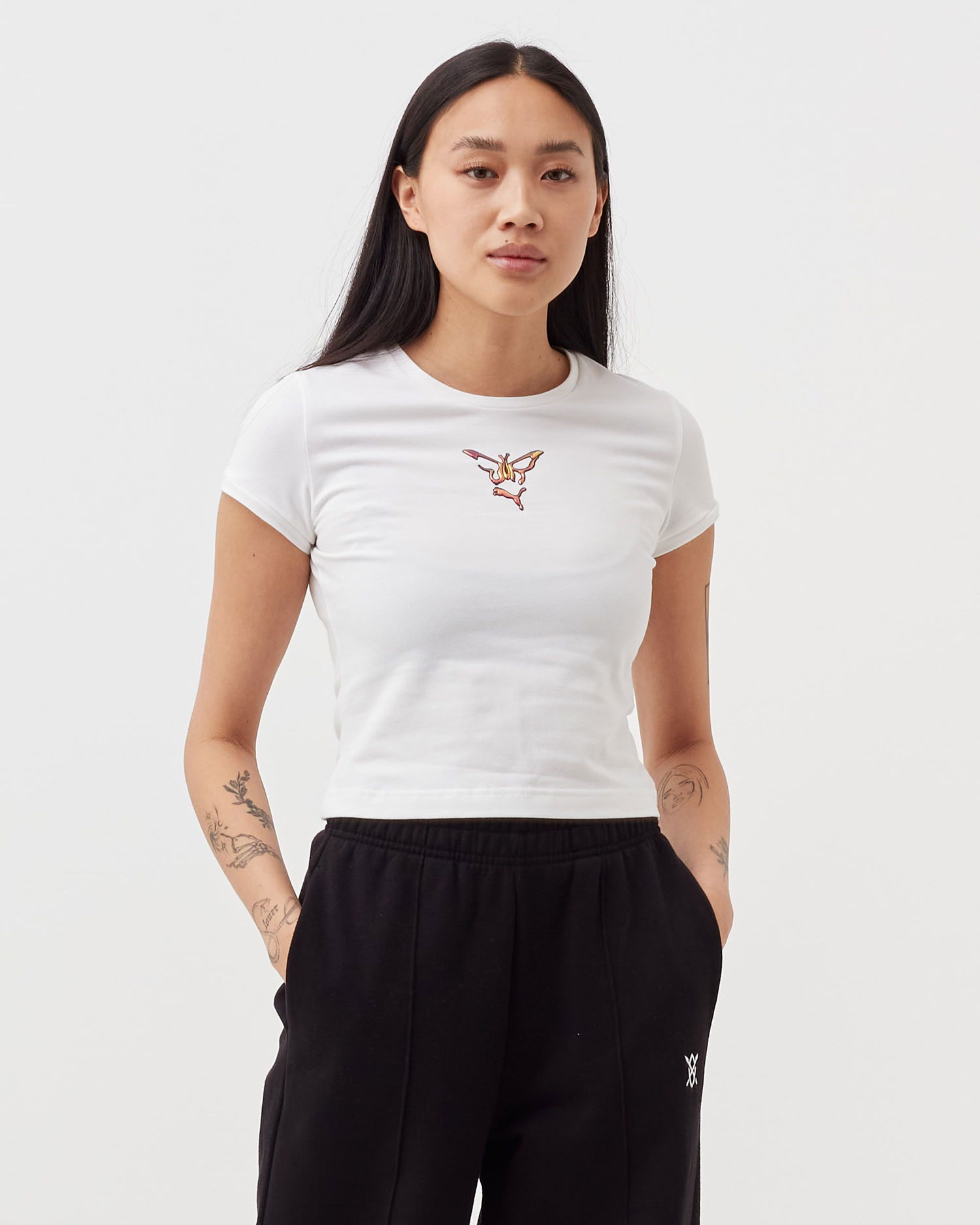 Tričko Puma DUA LIPA Slim Tee Biela | 4064537020708, 1