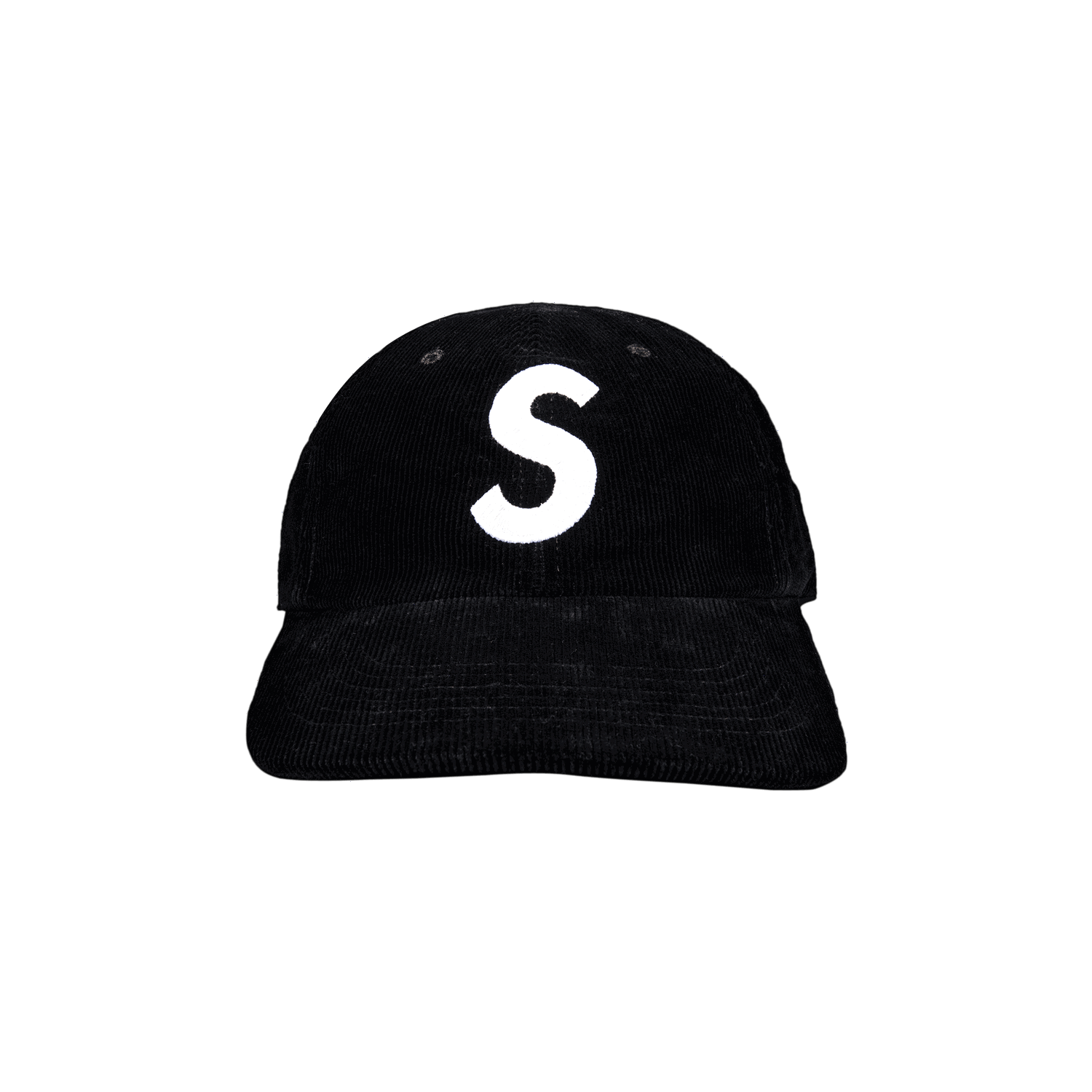 Šiltovka Supreme Fine Wale Corduroy S Logo 6-Panel Čierna | SS21H17 BLACK, 0