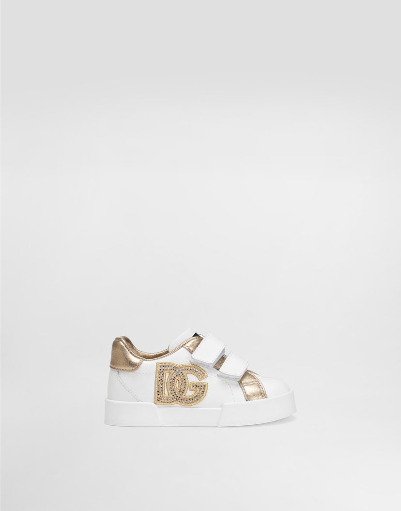 Doplnky Dolce & Gabbana Dolce & Gabbana Calfskin Laminate First Steps 19-26 Biela | DN0227AW61689662