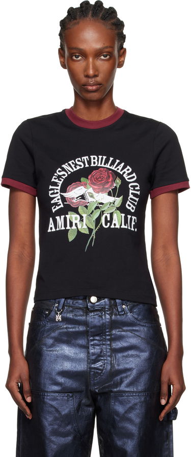 Tričko AMIRI 'Eagle' Ringer T-shirt Čierna | AWJYTE1082, 0