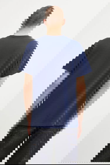 Tričko Carhartt WIP S/S Script Embroidery T-Shirt Navy | I030435.3CCXX, 2