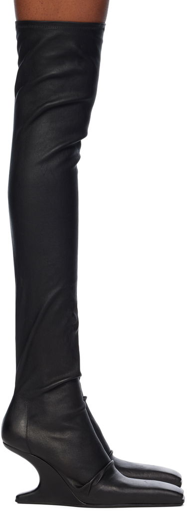 Ponožky Rick Owens Rick Owens Porterville Cantilever Tall Boots Čierna | RP02D3807 LS, 0