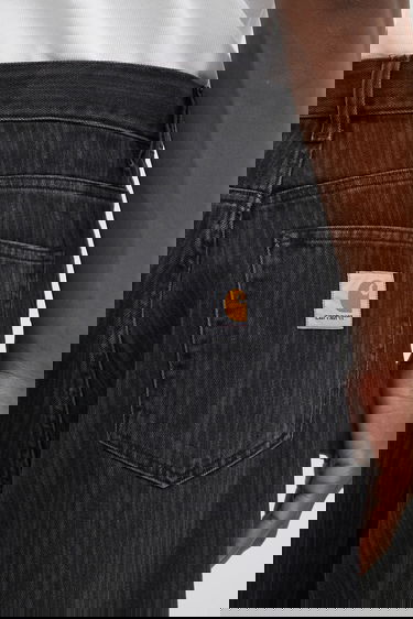 Džínsy Carhartt WIP Pinstripe Baggy Jeans Rylan Čierna | I035562.32I06, 3