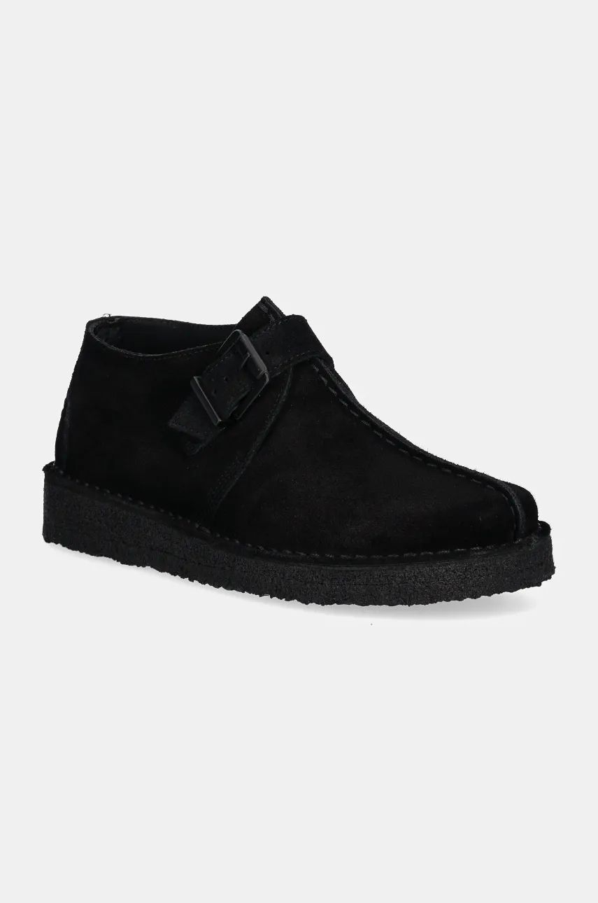 Tenisky a topánky Clarks Trek Buckle Slip-On Čierna | 26177993, 0