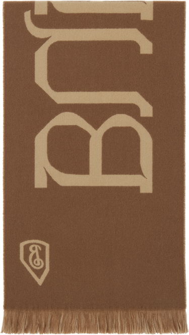 Šál Burberry Burberry Logo Wool Scarf Béžová | 8104500, 1