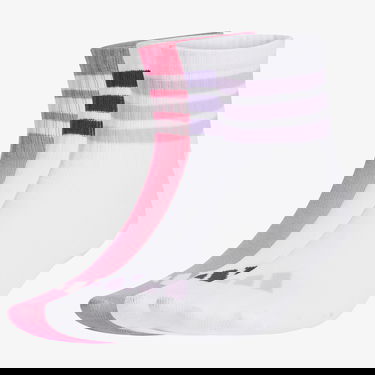 Ponožky adidas Performance Ribbed Quarter Socks - 3 Pairs Ružová | JW3413, 1