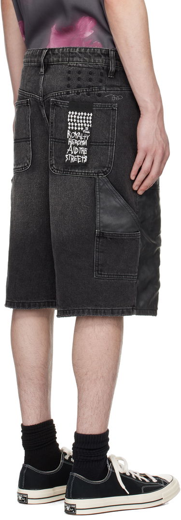 Šortky Ksubi Ksubi Maxx Operator Denim Shorts Čierna | MSP25WA015, 2