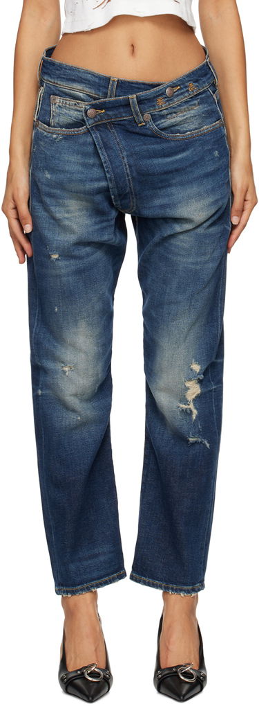 Džínsy R13 R13 Crossover Jeans Modrá | R13W2048-D144C, 0