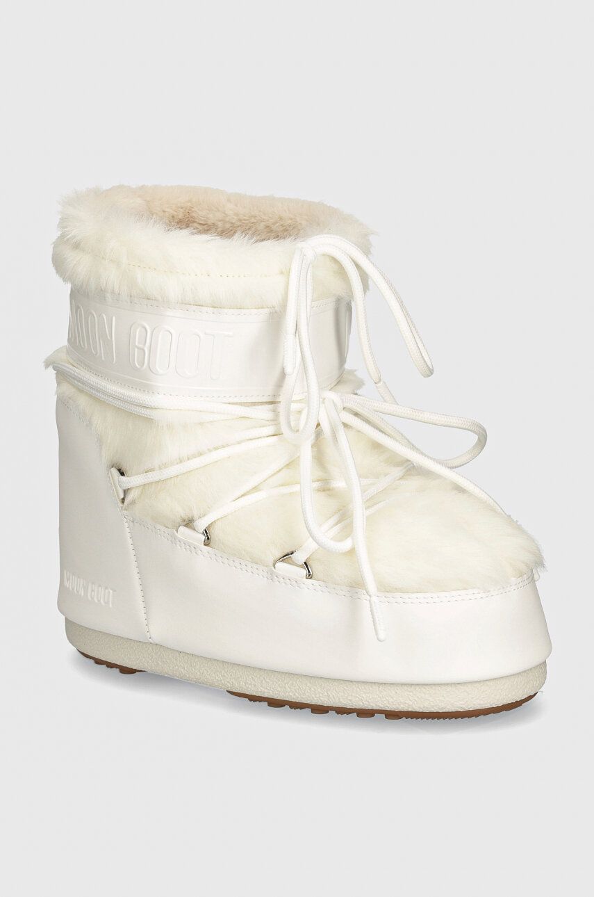 Tenisky a topánky Moon Boot MB ICON LOW FAUX FUR Boots Biela | 80D1409390.A002, 0
