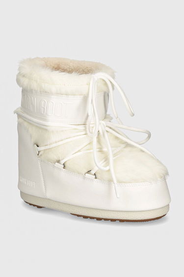 Tenisky a topánky Moon Boot MB ICON LOW FAUX FUR Boots Biela | 80D1409390.A002, 0