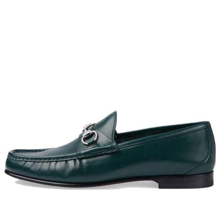 Tenisky a topánky Gucci Gucci Horsebit 1953 Leather Loafers Zelené | 757769-AACFG-3154, 0