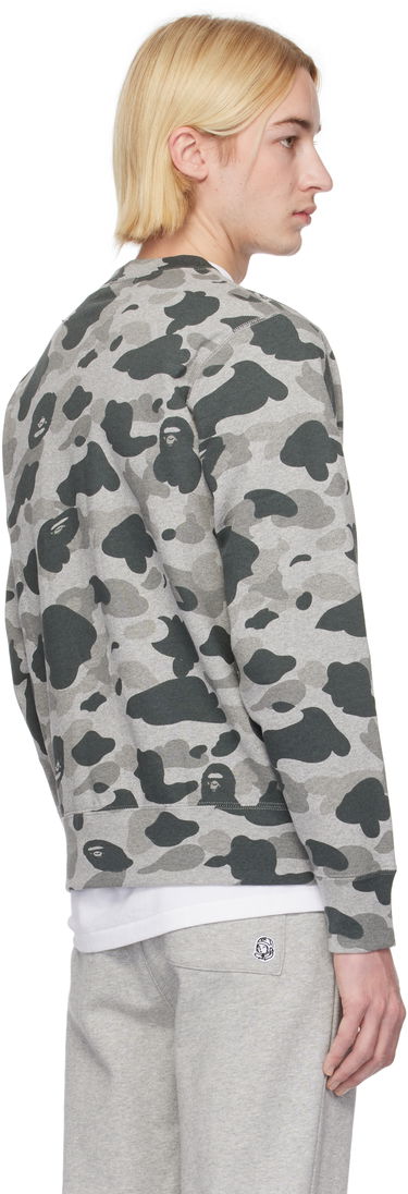 Mikina BAPE Camo Ape Head Crewneck Sweatshirt Šedá | 001SWK801005M, 2