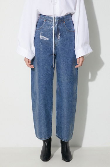 Džínsy Maison Margiela High Waist 5 Pockets Pants Modrá | S62LB0155, 0