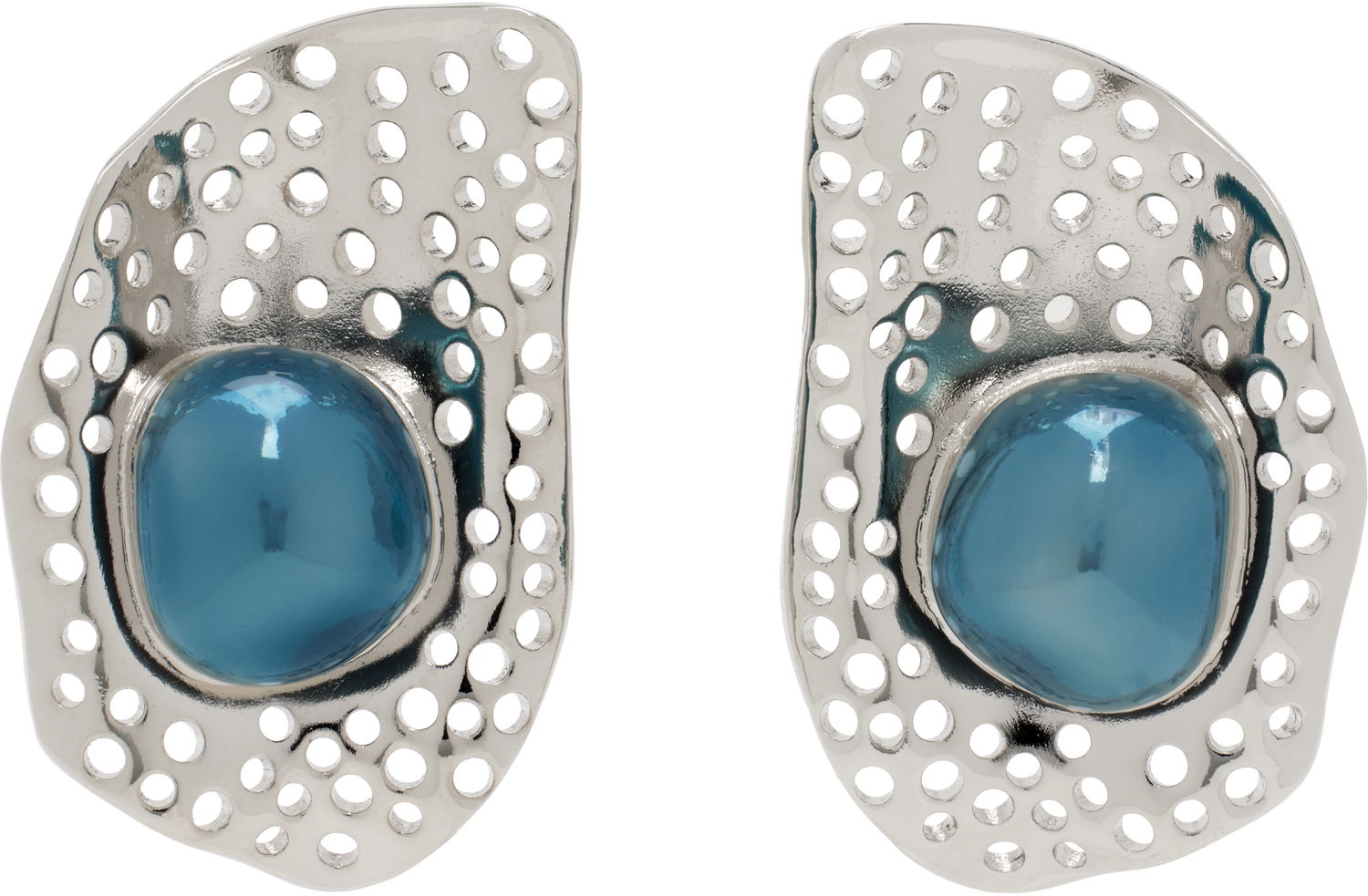 Náušnice KIKO KOSTADINOV Kiko Kostadinov Alis Dish Earrings Metalická | KKWSS25ER01-119, 0