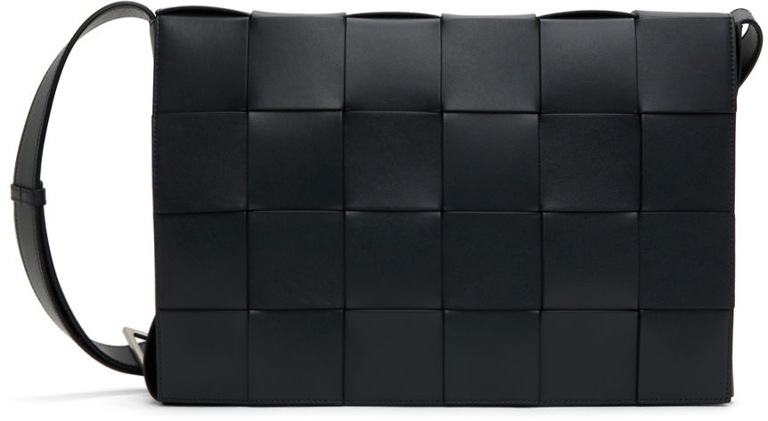 Taška cez rameno Bottega Veneta Bottega Veneta Maxi Cassette Shoulder Bag Čierna | 778320VB1K0, 0