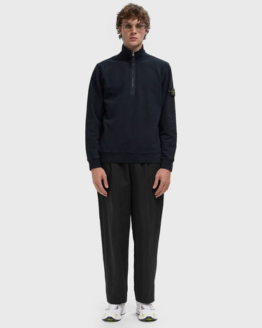 Mikina Stone Island Long Sleeve 1/4 Zip Sweatshirt Navy | K2S156100068S0A20.V0020, 1