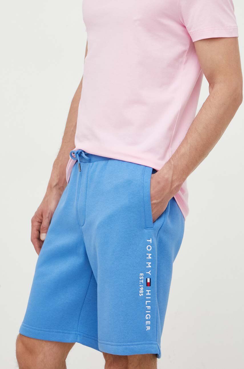 Šortky Tommy Hilfiger Logo Shorts Modrá | MW0MW22198, 0