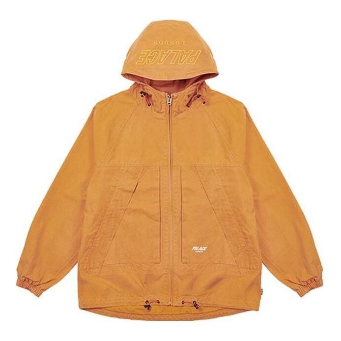 Vetrovka Palace Washed Cotton Hooded Jacket Oranžová | P22JK223, 0
