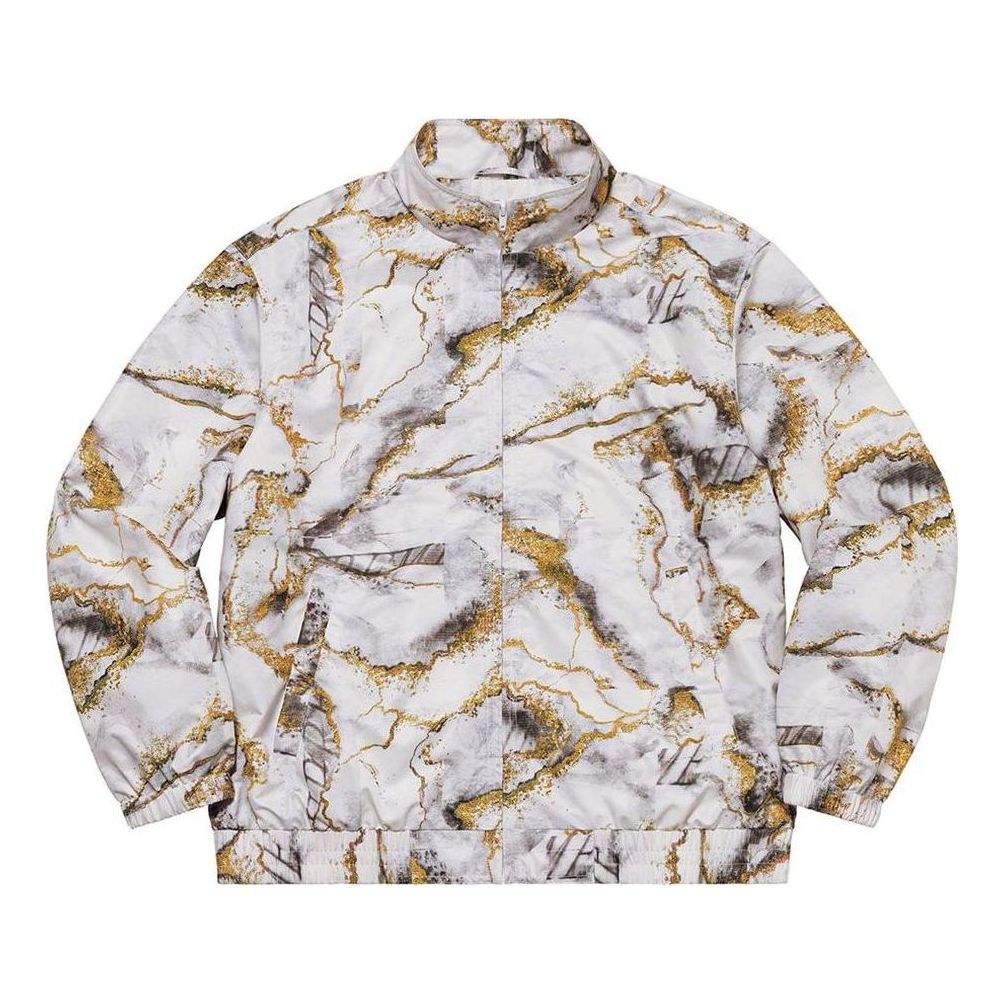 Vetrovka Supreme Marble Print Track Jacket Biela | SUP-FW20-076, 0