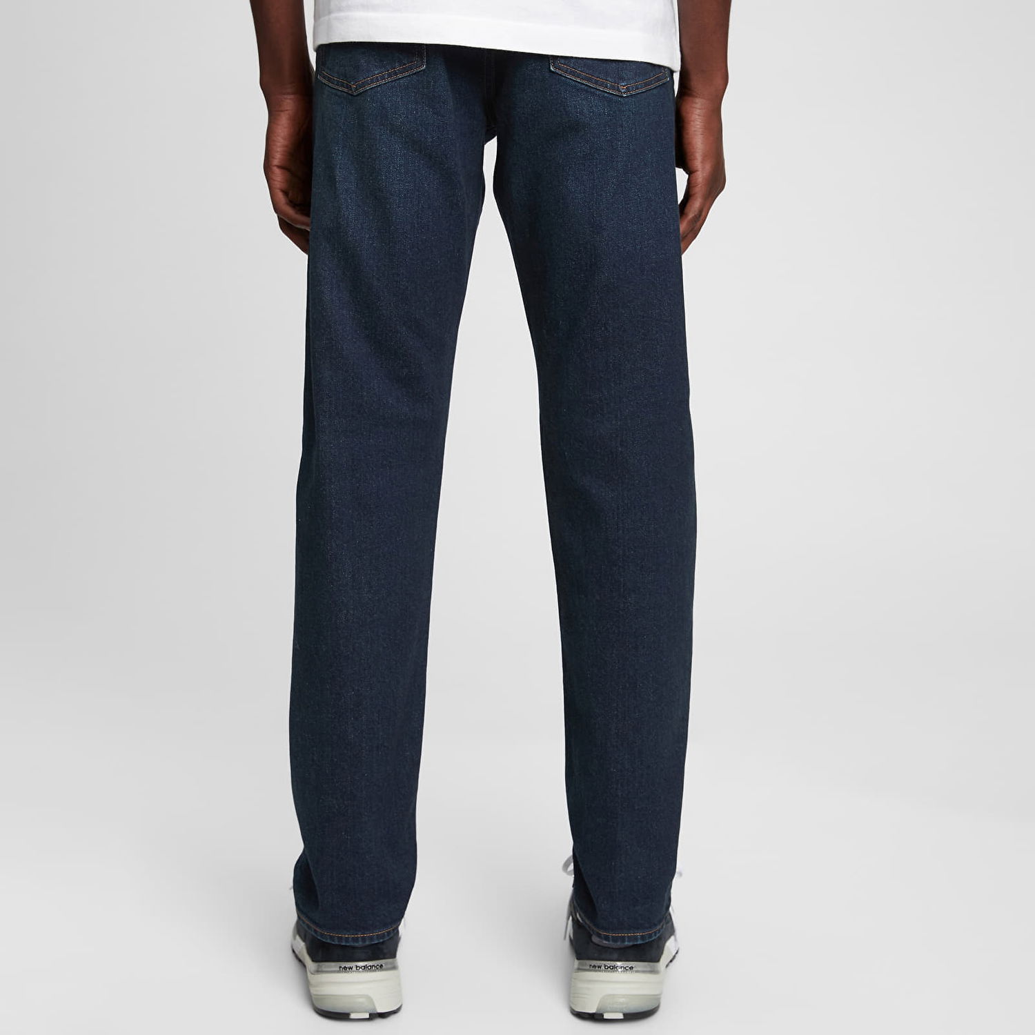 Džínsy GAP Denim Pants Slim Straight Worn Dark Čierna | 709153-00, 1