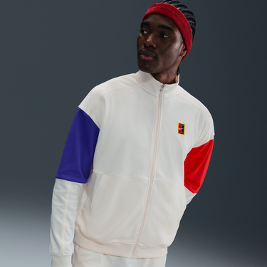 Mikina Nike NikeCourt Heritage Tennis Jacket Béžová | FZ6925-110, 0
